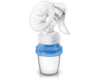 Philips Avent Laktator Ręczny NATURAL +3x Pojemnik VIA Na Pokarm - 320349 - zdjęcie 2